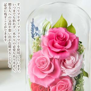プリザーブドフラワー ギフト 胡蝶蘭 バラ 4...の詳細画像2