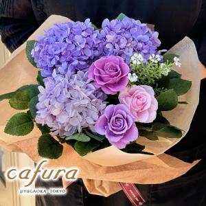 プリザーブドフラワーアレンジメント 紫と白のバラ 958c4aeb1002fd3cc4dc0b84913b0c