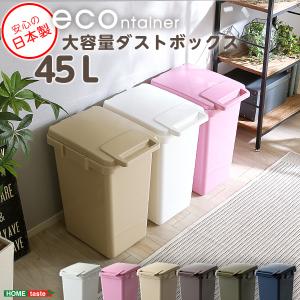 らくらくワンハンド開閉！日本製ダストボックス(大容量45L)ジョイント連結対応【econtainer...