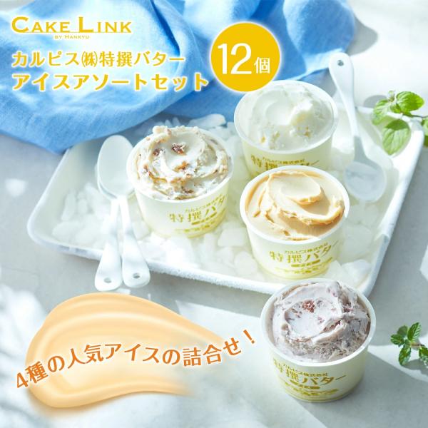 カルピス(株)特撰バター アイスアソートセット12個