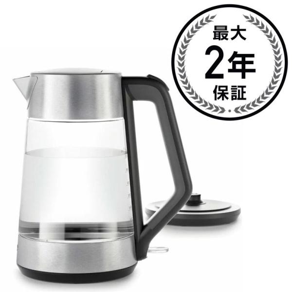 オクソ コードレス 電気ガラスケトル 約1.75L OXO On Clarity Cordless ...