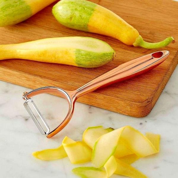 Y型 ベジタブル ピーラー 皮むき器 銅製 Copper Y Vegetable Peeler