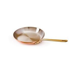 銅製 フライパン 27cm 内面メッキ無 板厚約2mm 業務用仕様 日本
