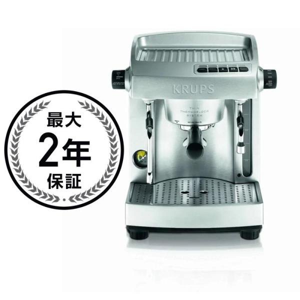 クラップス フルメタル ツインサーモ エスプレッソマシン カプチーノ KRUPS XP618050 ...