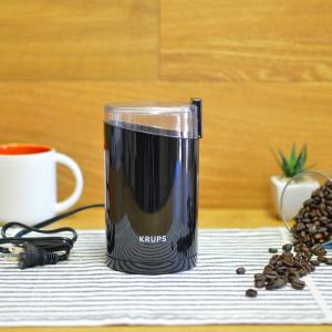 クラップス コーヒーグラインダー 豆挽きミル ブラック Krups F203 Electric Coffee and Spice Grinder wi