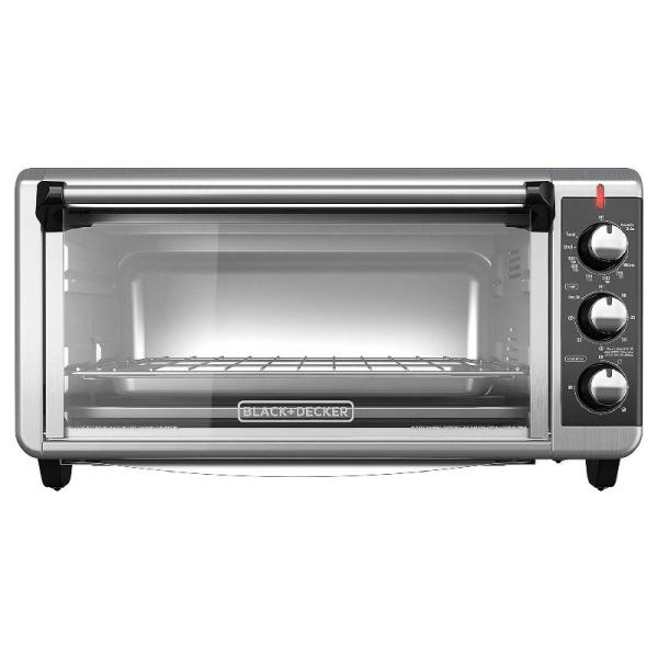 コンベクションオーブン エクストララージ トースター ブラック&amp;デッカー ステンレス 庫内幅42cm...