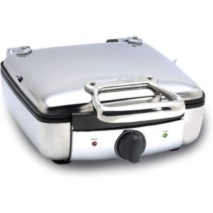 家庭用 オールクラッド ワッフルメーカー 4枚焼 All-Clad Stainless Steel Belgian Waffle Maker with｜cakmkt