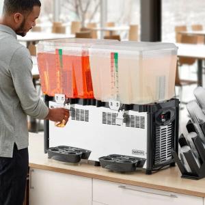 ドリンクサーバー ダブル ドリンクディスペンサー 11L×2 冷却機能 温度