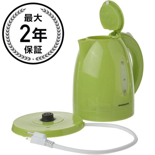 電気ケトル 1.7L LEDライト BPAフリー Ovente Electric Hot Water...