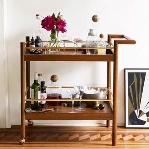 キッチン ワゴン キャスター付 テラス バー カート Terrace Bar Cart