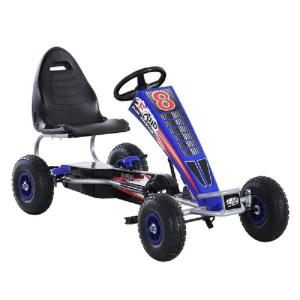 アオゾム ペダルカー ゴーカート レーサー 対象年齢3歳〜8歳 Aosom Metal Pedal Powered Car, Go Kart Race