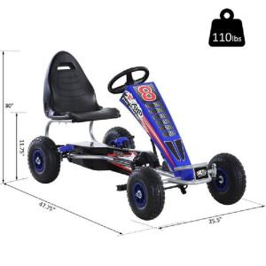 アオゾム ペダルカー ゴーカート レーサー 対...の詳細画像1