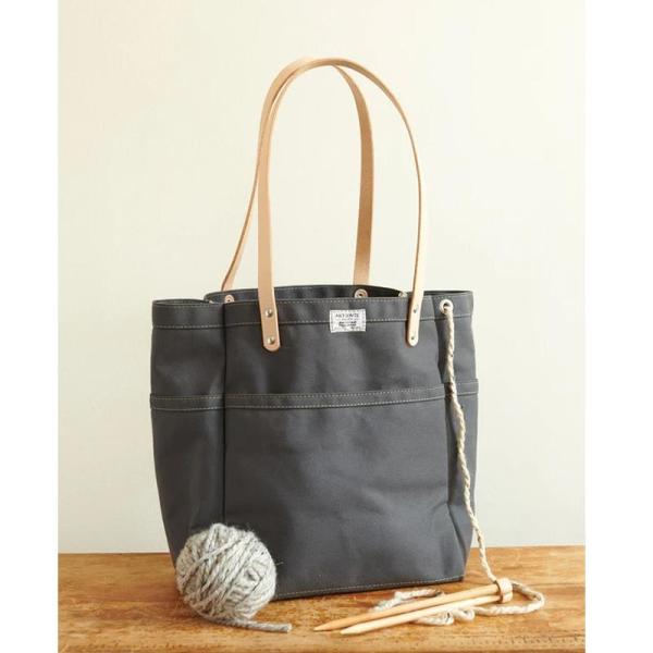 キャンバストート アメリカ製 バッグ 編み物 毛糸 道具 ARTIFACT Knitting Pro...