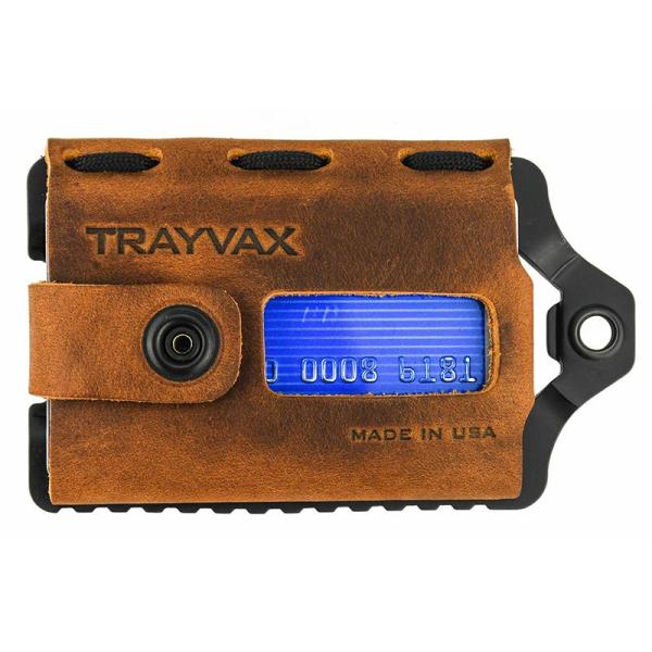 財布 レザーウォレット スリム マネークリップ カード 最大10枚 RFID アメリカ製 Trayv...