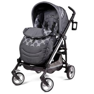 ペグペレーゴ スイッチ フォー ベビーカー グレイ Peg Perego Switch Four Stroller Pois Grey