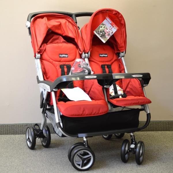 ペグペレーゴ アリア 双子 ツインベビーカー レッド Peg Perego Aria Twin St...