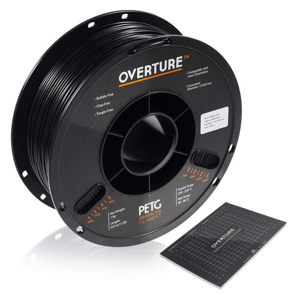 3Dプリンター用フィラメント 直径1.75mm 長さ322m OVERTURE PETG Filam...