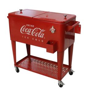コカコーラ カート型 クーラーボックス 76L...の詳細画像4