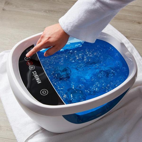フットバス 加温 指圧 バブル スパ 足湯 Homedics Shiatsu Footbath Wi...