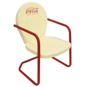 コカコーラ メタル テーブル チェア セット ...の詳細画像3