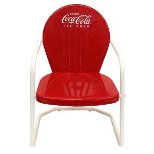 コカコーラ メタル テーブル チェア セット ...の詳細画像3