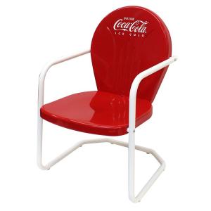 コカコーラ メタル テーブル チェア セット ...の詳細画像4