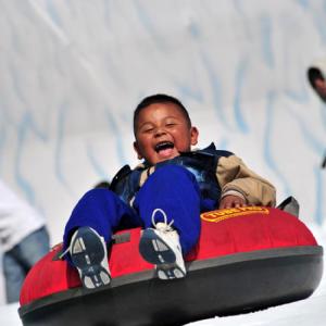 ソリ 木製 子供用 ハンドル クッション付 エルエルビーン L.L.Bean