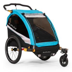 バーレー サイクルトレーラー 2人乗り 手押し可 自転車用 ベビーカー 