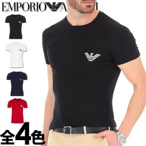 【SALE 40%OFF】エンポリオアルマーニ メンズ クルーネック "ON-SITE EDITION" 半袖Tシャツ イーグルマーク EMPORIO ARMANI 1110351a725｜calbraith