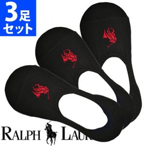 【SALE 10%OFF】ポロ ラルフローレン メンズ 靴下 フットカバー インナー ソックス 3足...