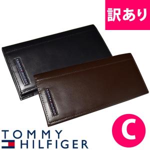 訳あり / キズあり(C)トミーヒルフィガー 長財布 小銭入れ付 メンズ  TOMMY 財布  トミー 長財布 日本円札用 ブランド TOMMY HILFIGER outlet-0092-5691-c｜calbraith