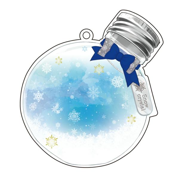 アクリルメイクアップカバー #雪の結晶