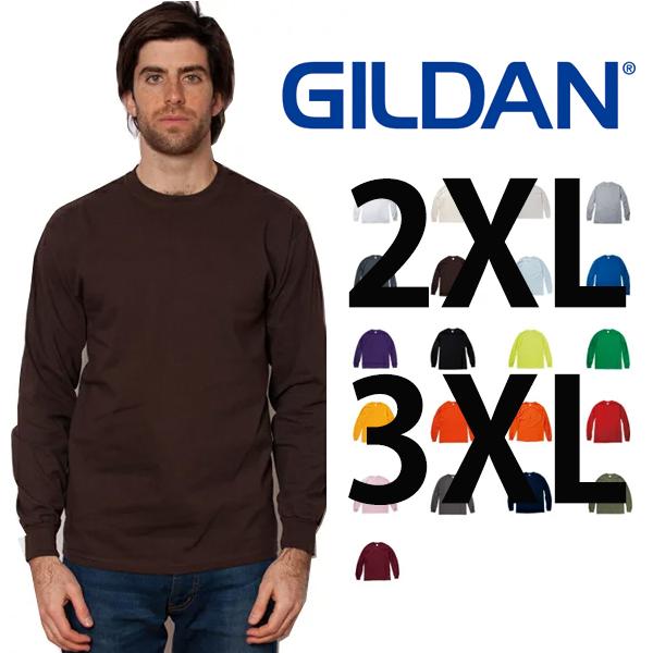 ギルダン GILDAN 長袖 Tシャツ メンズ カラー XXLサイズ #2400 Ultra Cot...