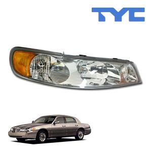 リンカーン　タウンカー　ヘッドライト　左右　D車　ディーラー　車検用 TYC 正規品 98-02y リンカーン タウンカー ヘッドランプ ヘッドライト