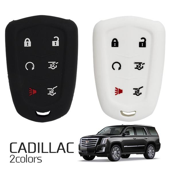 Cadillac キャデラック シリコン キーカバー/キーレスカバー/リモコンカバー/キーケース （...