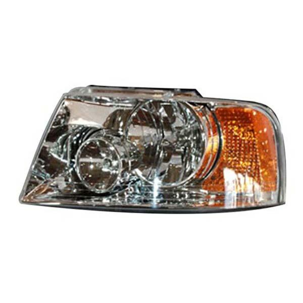 03-06y フォード エクスペディション ヘッドランプ ヘッドライト クロームハウジング 純正タイ...