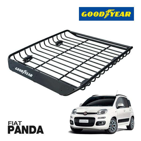 GOODYEAR 正規品 スチール ルーフラック MEGA PRO ルーフキャリア ブラック 134...