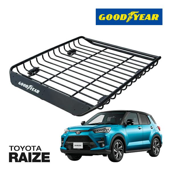 GOODYEAR 正規品 スチール ルーフラック MEGA PRO ルーフキャリア ブラック 134...