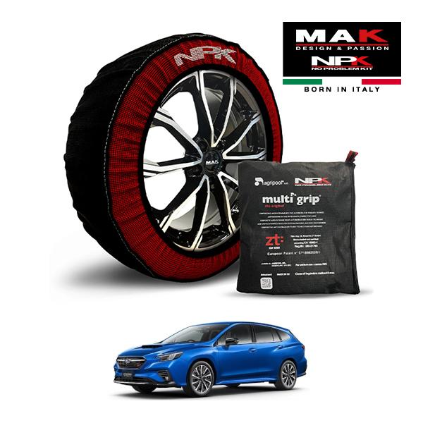 MAK正規品 NPK スノーソックス ORIGINAL 225/45R18 18インチ 布 タイヤ ...