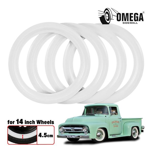 OMEGA PORTWALL 14インチ white wall 4.5cm オフホワイト ウォールリ...