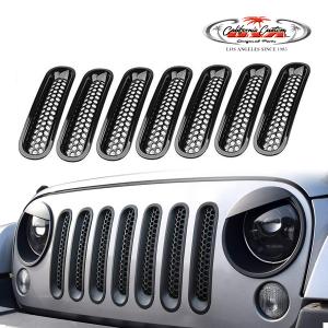 JEEP JK ラングラー パンチングメッシュ グリル フレーム メッキ