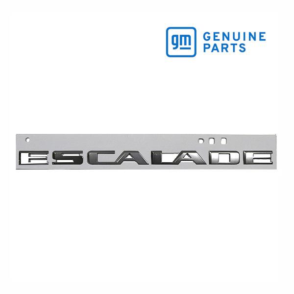 GM純正 エンブレム ESCALADE グラバノシルバー 23440294 15y- キャデラック ...