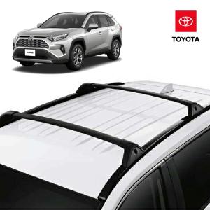 USトヨタ純正 クロスバー ベースキャリア ルーフキャリア 2本セット トヨタ RAV4 50系 PHV対応