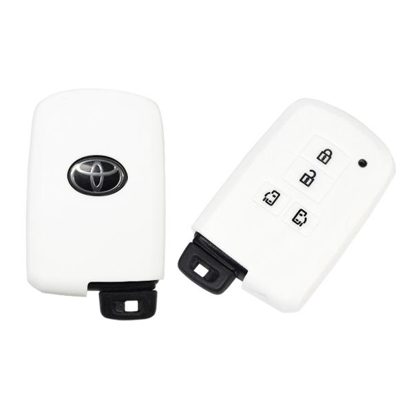 トヨタ シリコンキーカバー/ホワイト CV9409WT TOYOTA ハリアー,エスクァイア,ノア,...