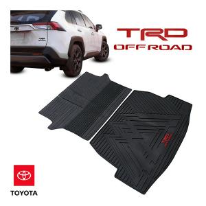 USトヨタ純正 リア カーゴマット ラゲッジマット カーゴライナー ト 後部座席背面カバー TRD OFFROADロゴ入 トヨタ RAV4 50系｜カリフォルニアカスタム Yahoo!店