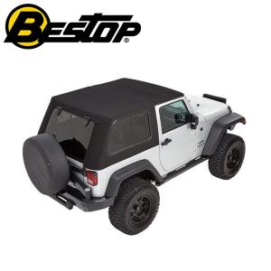 【正規品】BESTOP Trektop Proハイブリッドソフトトップ ブラック 5486217 07-18y JKラングラー 2ドア