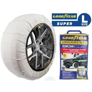 GOODYEAR スノーソックス 布製 タイヤチェーン SUPER Lサイズ 245/30R20 245/35R20 255/30R20 275/30R20 285/30R20｜californiacustom