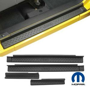 ★純正・新品★Jeep ラングラーアンリミテッド用ステンレス製スカッフプレート ☆純正・新品☆Jeep ラングラーアンリミテッド用ステンレス製