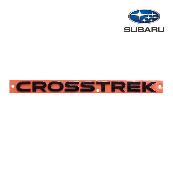 USスバル純正 CROSSTREK エンブレム ツヤありブラック SUBARU Crosstrek ...