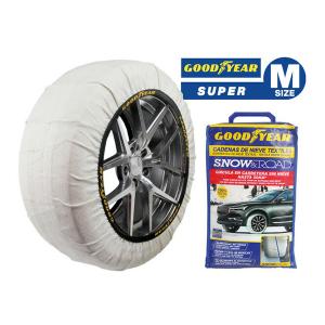 GOODYEAR スノーソックス 布製 タイヤチェーン SUPER Mサイズ 175/65R15 175/70R15 185/60R15 185/65R15 195/55R15 195/60R15